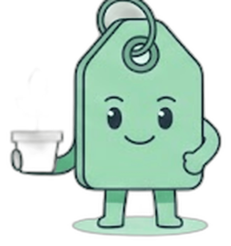 ShoppingScraper mascot with plant