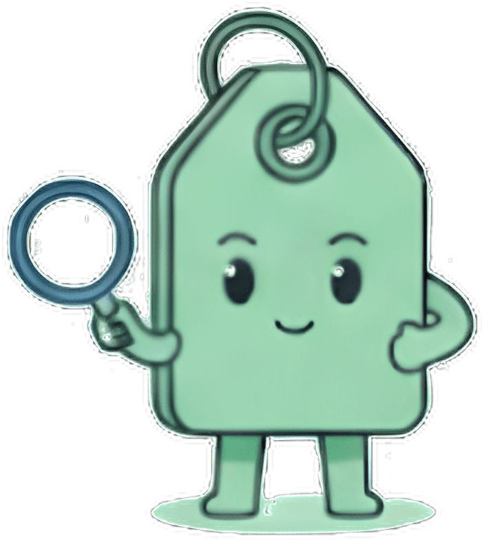 ShoppingScraper mascot with magnifying glass